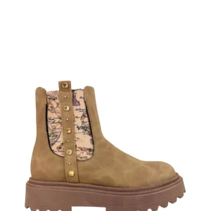 1^CLASSE Stivaletti beatles Donna - Beige modello 2323