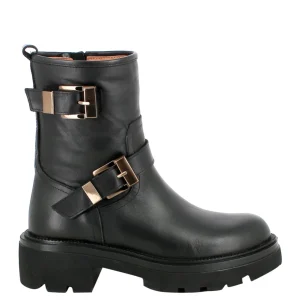 ALBANO Stivaletti Biker Donna - Nero modello 3027