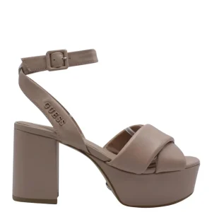 GUESS Sandali con tacco Donna - Naturale modello FLJSNNLEA03