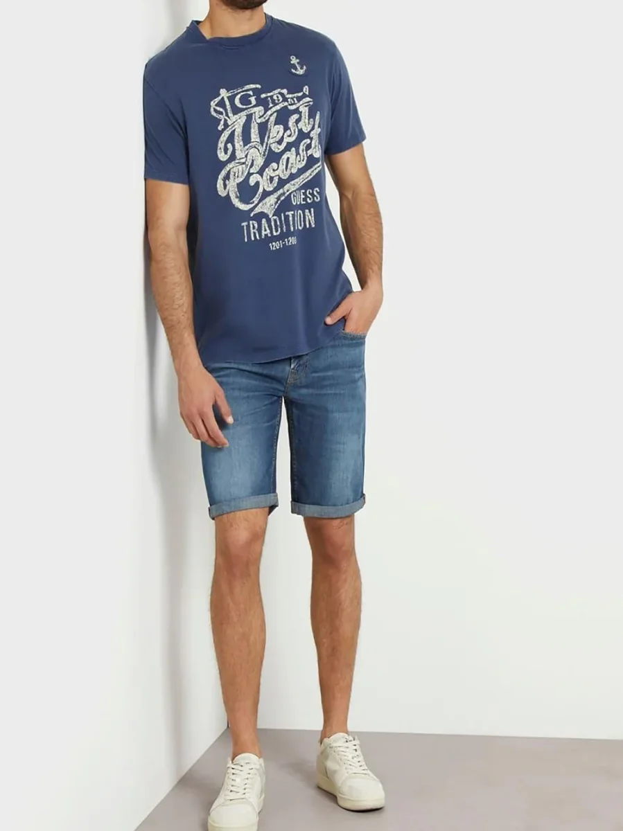 GUESS Shorts Uomo - Fantasia modello M4GD01D4Z24 - immagine 4