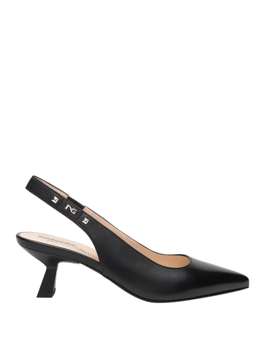 NERO GIARDINI Decollete sling back Donna - Nero modello E615475D - immagine 2