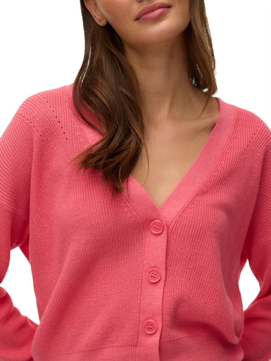 VERO MODA Cardigan Donna - Rosa modello 10281878 - immagine 5